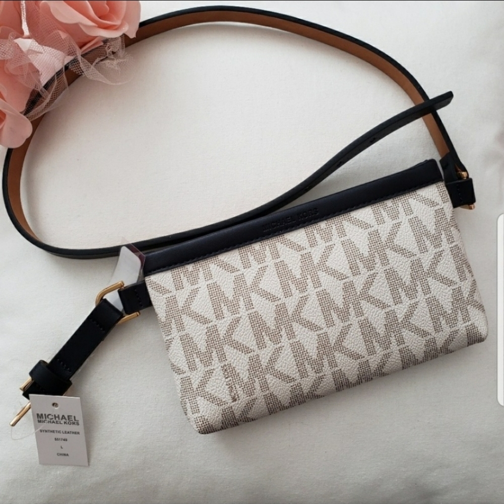 Michael Kors Monogram Fanny Pack Belt
